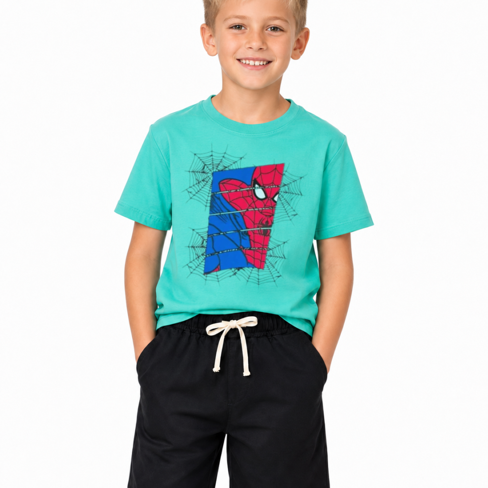 Kit 2 Conjuntos Infantis Masculinos Mauro – Camiseta e Bermuda Tactel