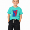 Kit 2 Conjuntos Infantis Masculinos Mauro – Camiseta e Bermuda Tactel