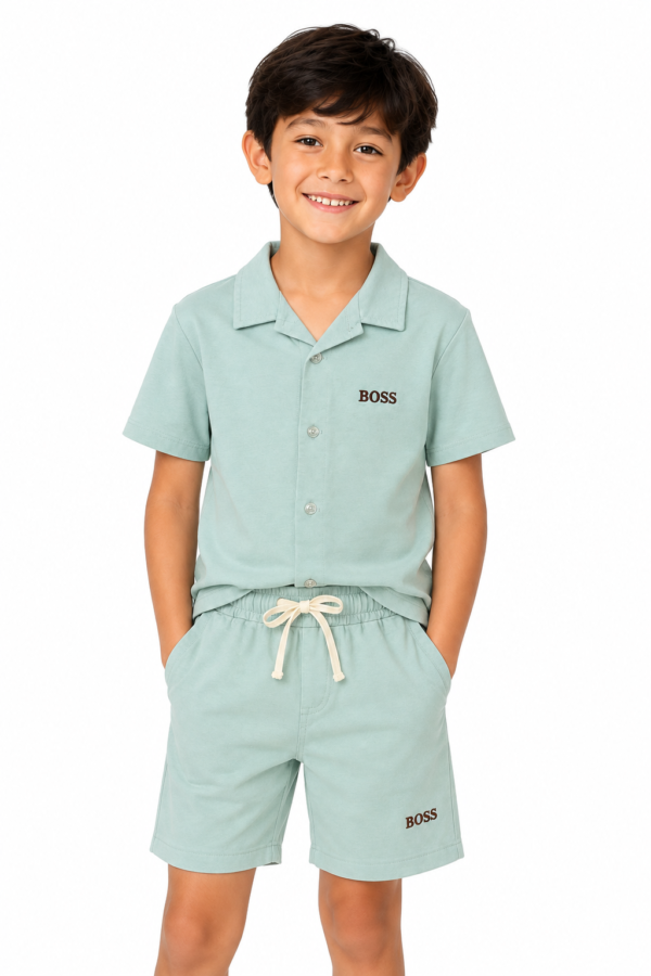 ChatGPT Image 13 de ago. de 2026, 17_33_21 Conjunto Infantil Masculino em Linho – Camisa e Bermuda
