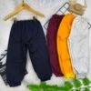 Kit 3 Calças de Moletom Infantil Básicas – Cores Sortidas
