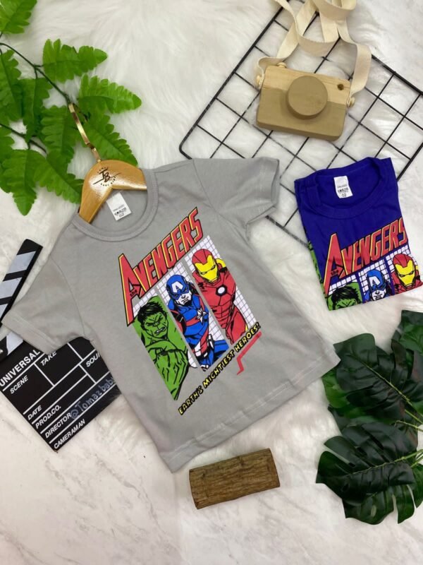 Kit 3 Camisetas Infantis Masculinas – Personagens