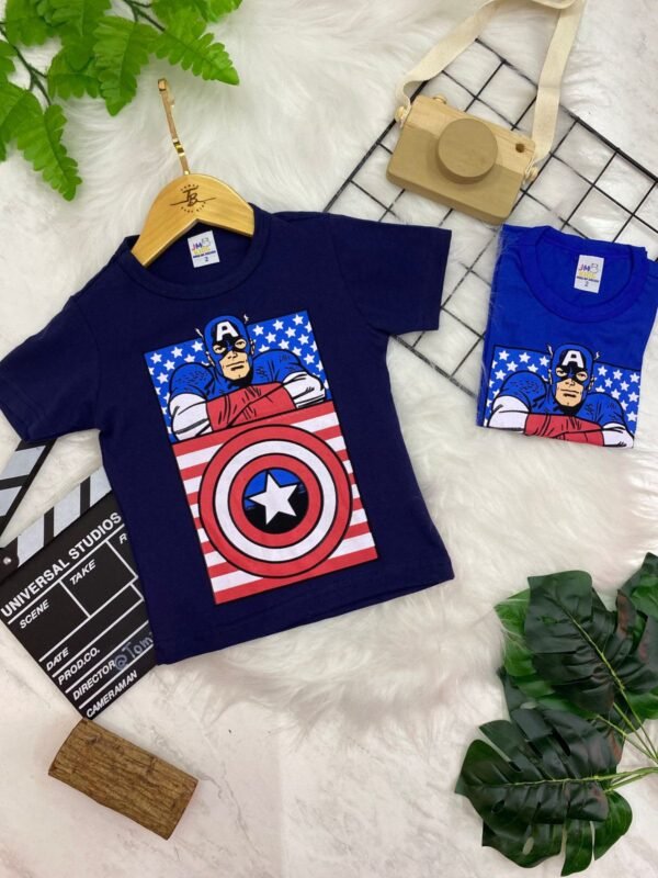 Kit 3 Camisetas Infantis Masculinas – Personagens