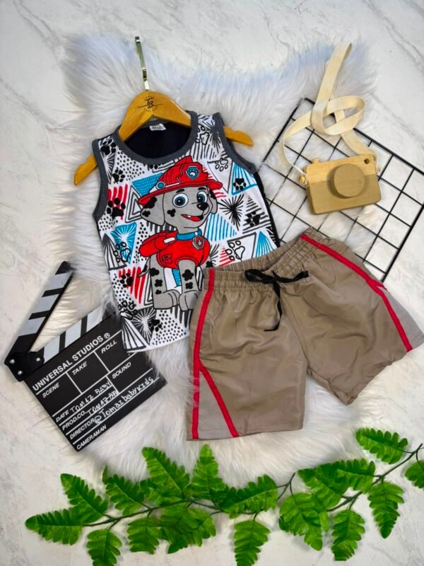 WhatsApp Image 2026-07-28 at 17.03.56 Kit 3 Conjuntos Infantis Masculinos Mauro – Regata e Bermuda