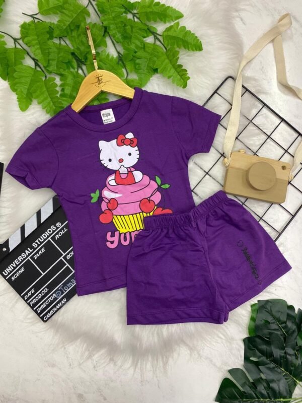 Kit 2 Conjuntos Femininos Infantil - Personagens