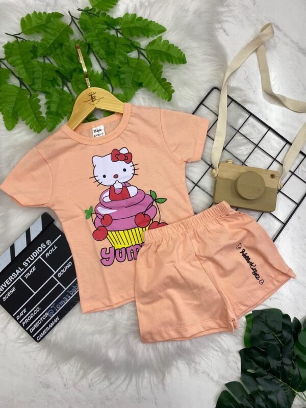 Kit 2 Conjuntos Femininos Infantil - Personagens