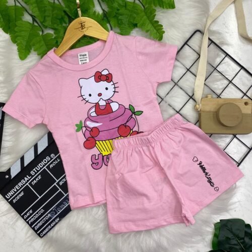 Kit 2 Conjuntos Femininos Infantil - Personagens
