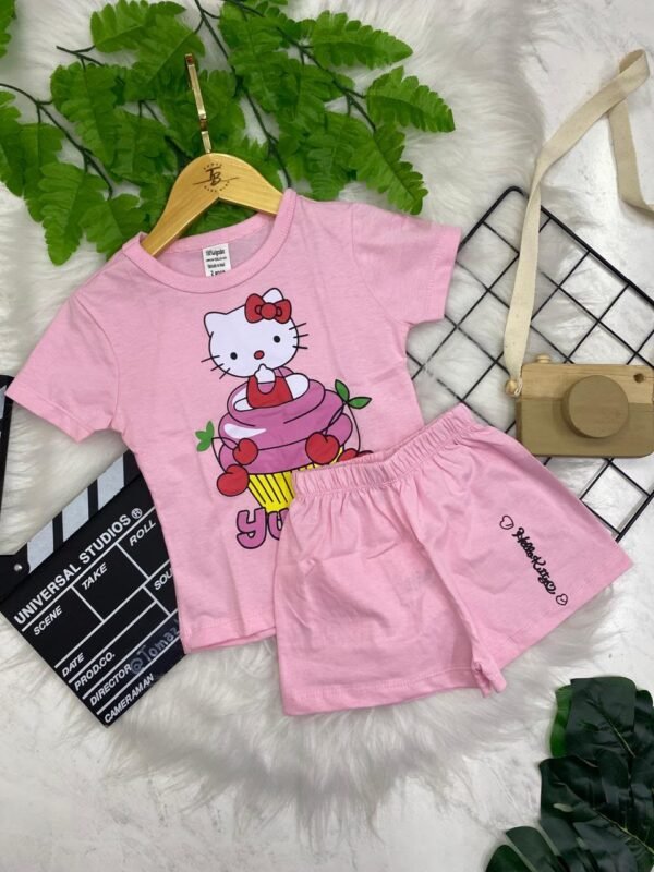 Kit 2 Conjuntos Femininos Infantil - Personagens