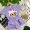 Kit 2 Conjuntos Femininos Infantil - Personagens