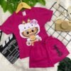 Kit 2 Conjuntos Femininos Infantil - Personagens
