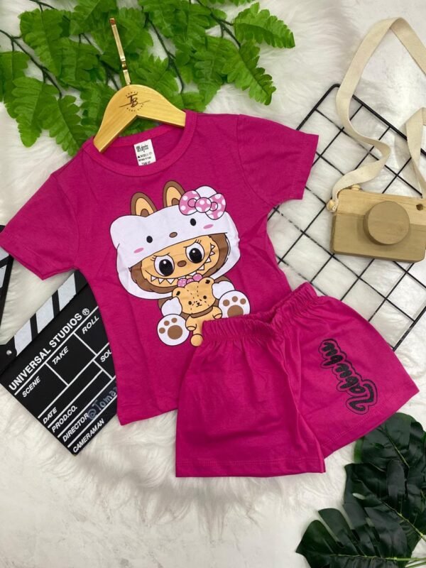 Kit 2 Conjuntos Femininos Infantil - Personagens