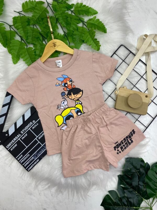 Kit 2 Conjuntos Femininos Infantil - Personagens