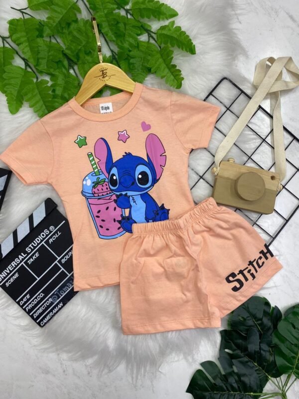 Kit 2 Conjuntos Femininos Infantil - Personagens