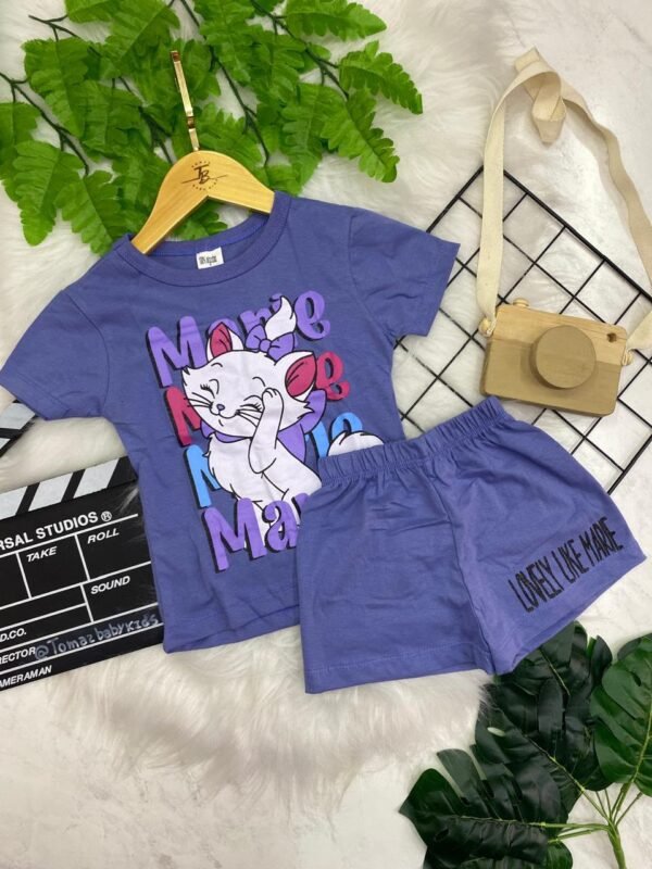 Kit 2 Conjuntos Femininos Infantil - Personagens