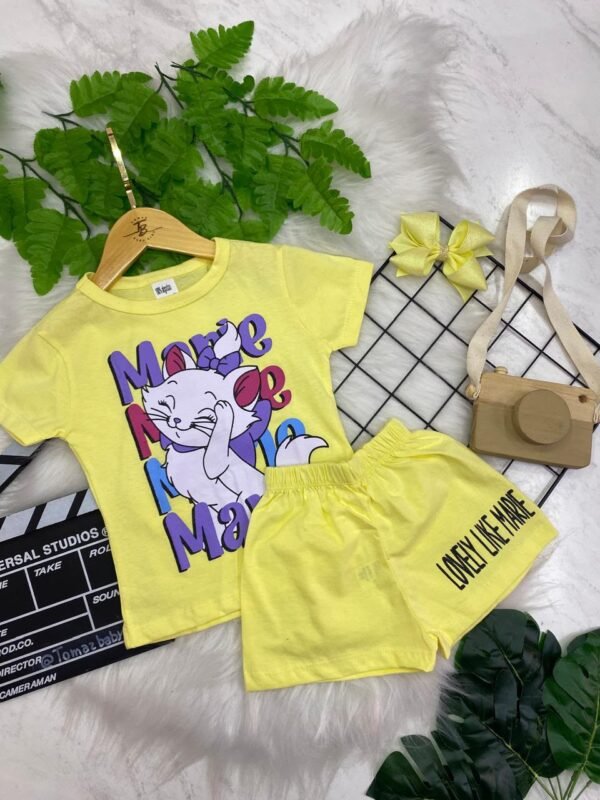 Kit 2 Conjuntos Femininos Infantil - Personagens