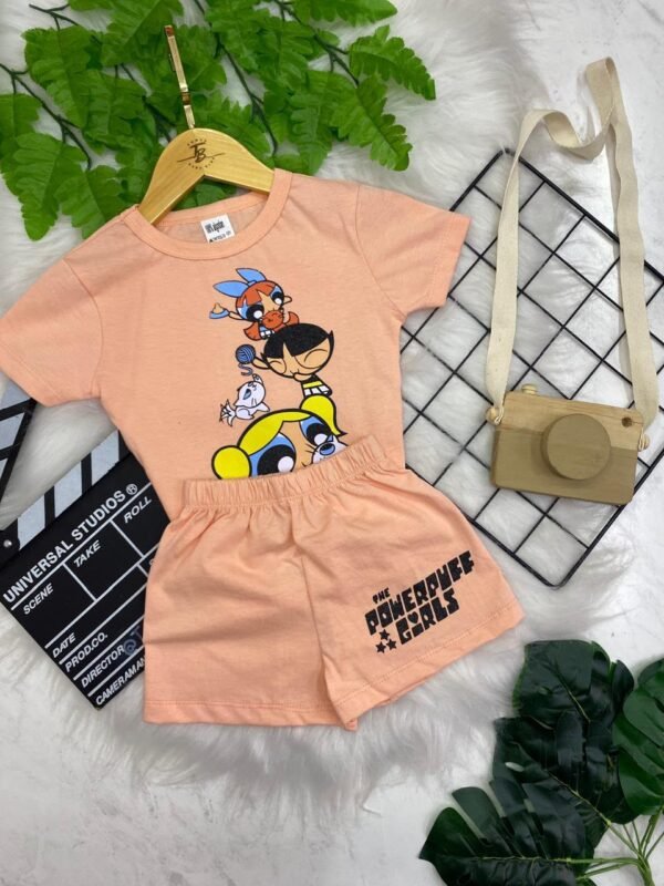 Kit 2 Conjuntos Femininos Infantil - Personagens