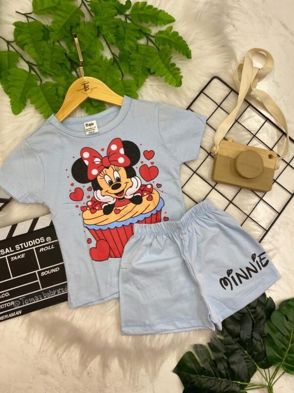 Kit 2 Conjuntos Femininos Infantil - Personagens