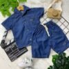 WhatsApp Image 2026-08-03 at 11.55.35 (5) Conjunto Jeans Infantil Masculino – Camisa e Bermuda