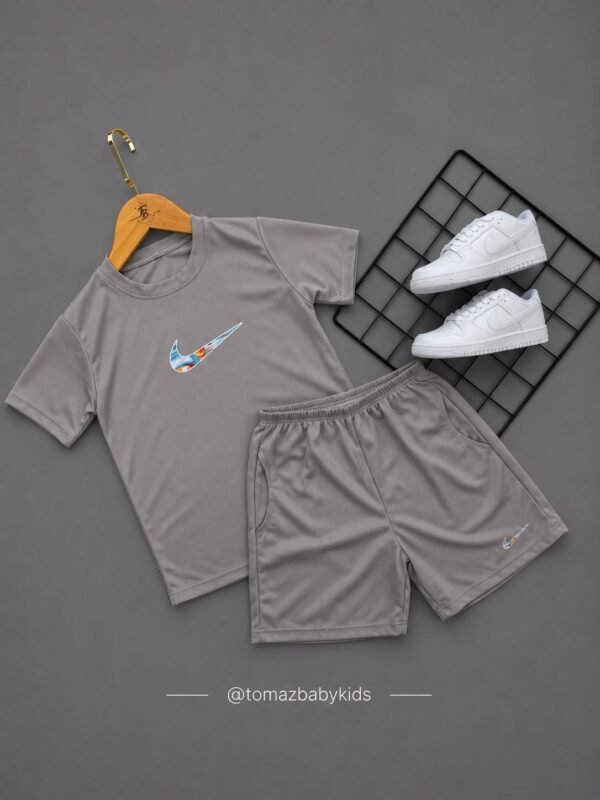 Conjunto Infantil Dry Fit Esportivo – Camiseta e Bermuda