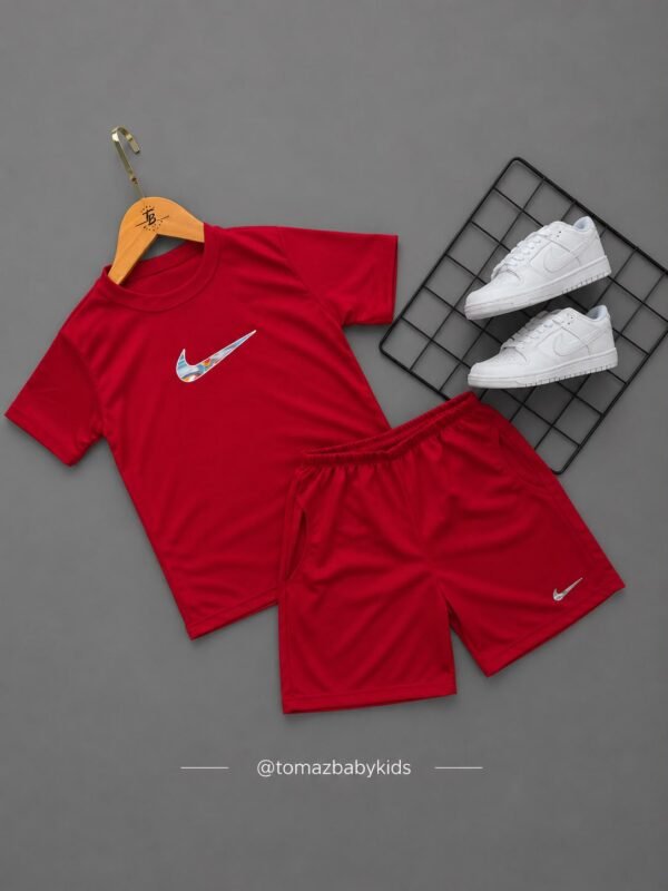 Conjunto Infantil Dry Fit Esportivo – Camiseta e Bermuda