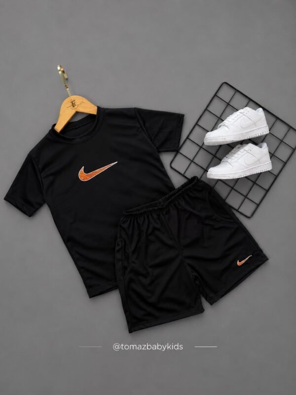 Conjunto Infantil Dry Fit Esportivo – Camiseta e Bermuda