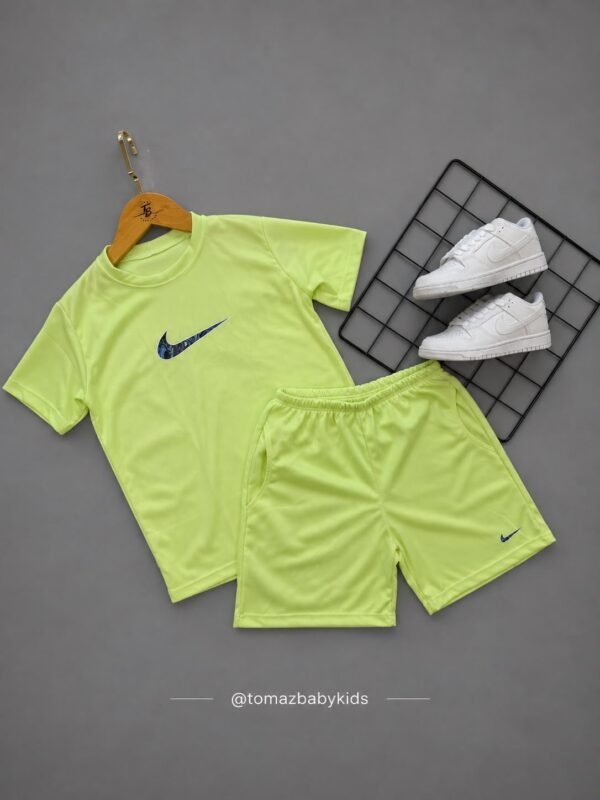 Conjunto Infantil Dry Fit Esportivo – Camiseta e Bermuda