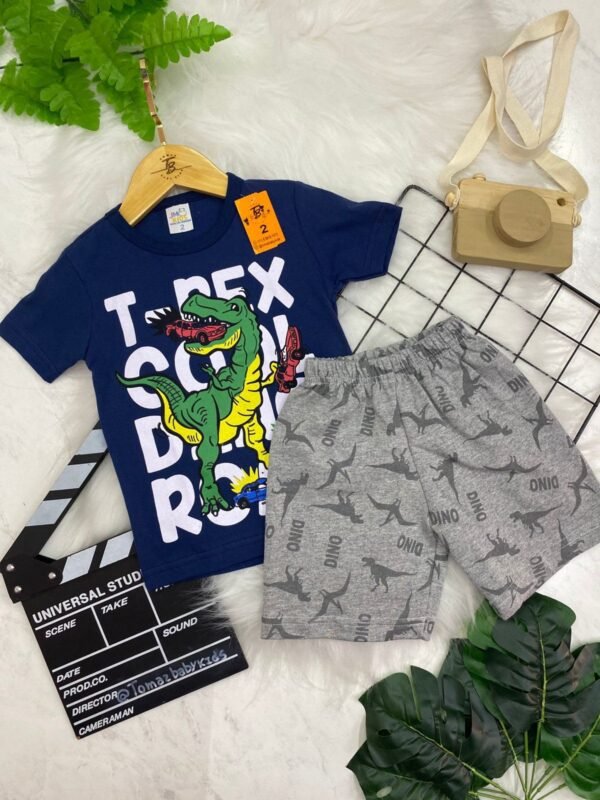 Kit 2 Conjuntos Infantis Masculinos – Personagens