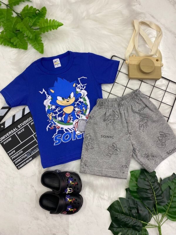 Kit 2 Conjuntos Infantis Masculinos – Personagens