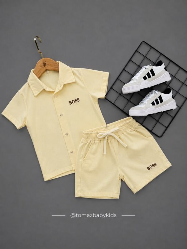 WhatsApp Image 2026-08-06 at 14.57.50 Conjunto Infantil Masculino em Linho – Camisa e Bermuda