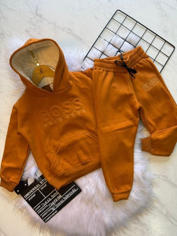 Conjunto Agasalho Infantil com Touca Peluciada