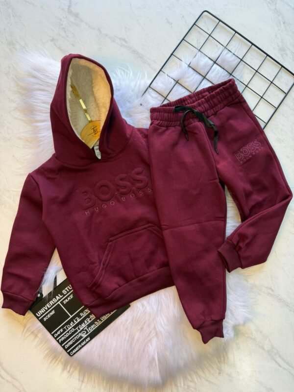 Conjunto Agasalho Infantil com Touca Peluciada