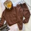 Conjunto Agasalho Infantil com Touca Peluciada