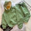 Conjunto Agasalho Infantil com Touca Peluciada