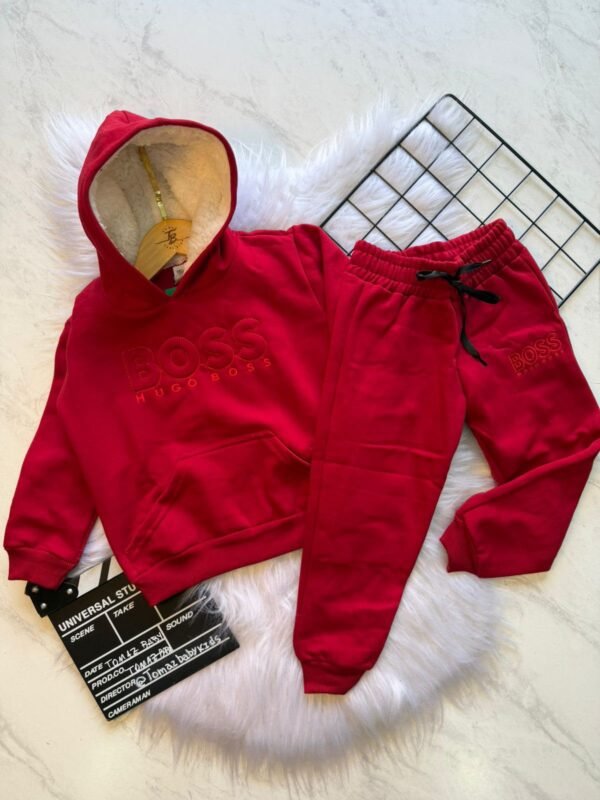 Conjunto Agasalho Infantil com Touca Peluciada