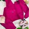 Conjunto Moletom Infantil Feminino – Blusa com Capuz e Calça