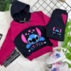 Conjunto Moletom Infantil Feminino – Blusa com Capuz e Calça