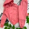 Conjunto Moletom Infantil Feminino – Blusa com Capuz e Calça