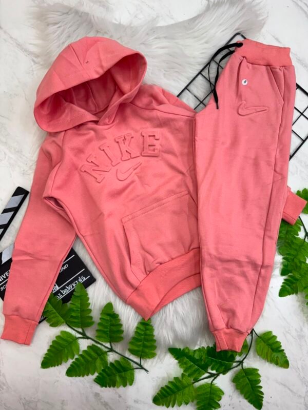 Conjunto Moletom Infantil Feminino – Blusa com Capuz e Calça