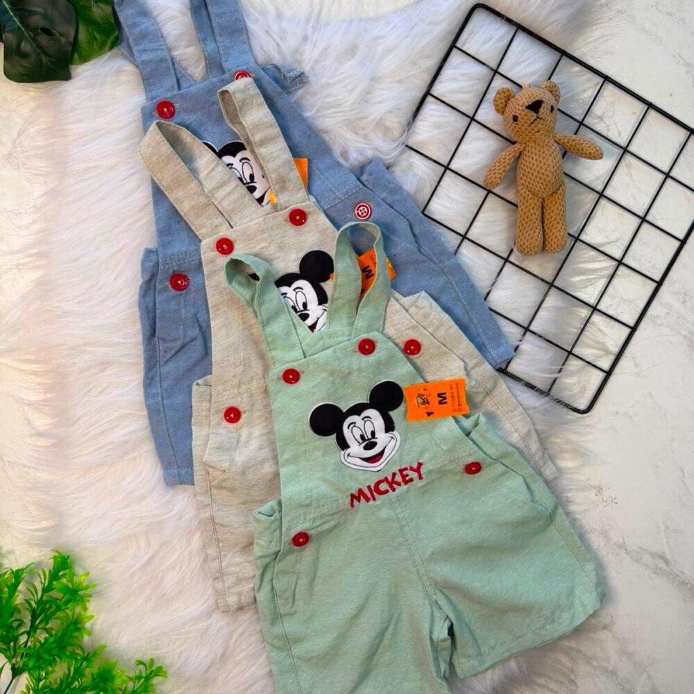 Jardineira Infantil Masculina em Linho – Estampas