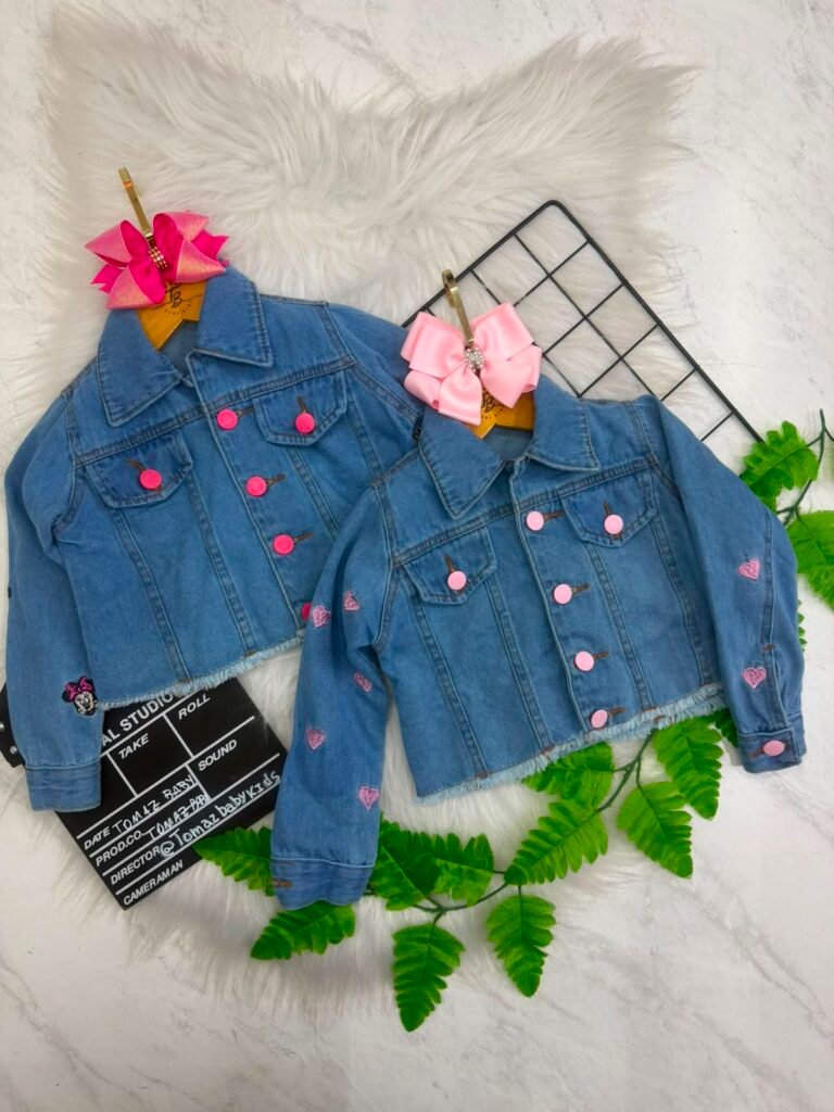 Jaqueta Jeans Infantil Feminina
